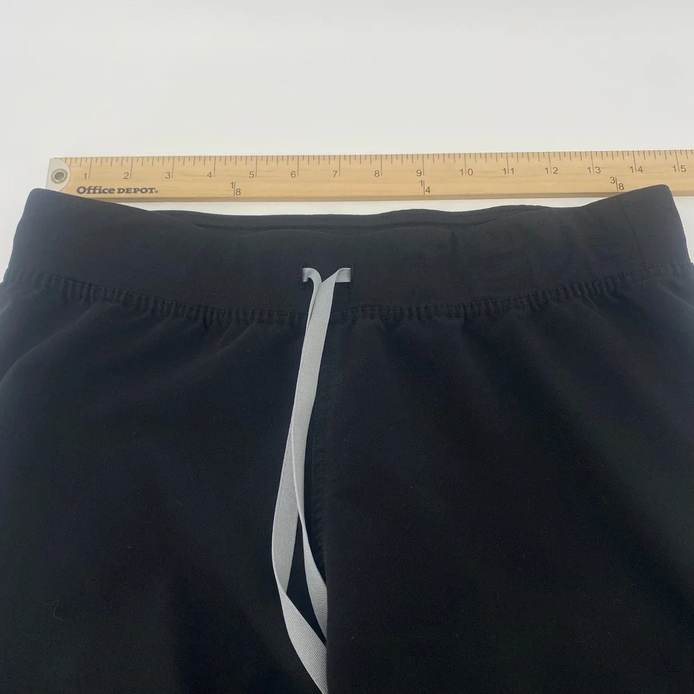 FIGS Scrub Pants Mens S/P Black Technical‎ Collection Drawstring Straight